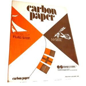 Vintage Flagship Ko Rec Type Carbon Paper 100 Sheets Medium Finish New SEALED
